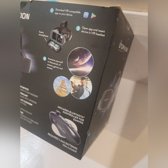 Utopia 360° VR Headset | 3D Virtual Reality Headset for VR Games, 3D Movies, and - Picture 2 of 7